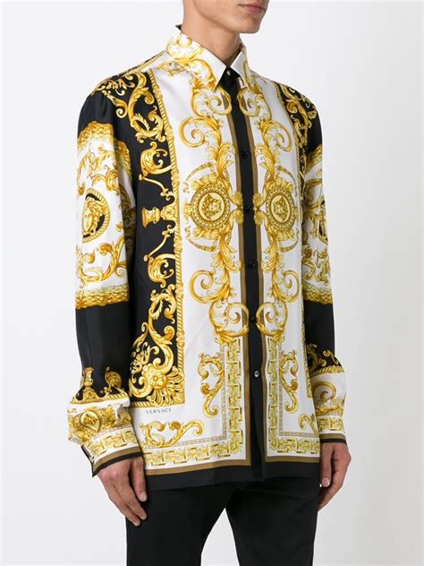 versace men shirt|vintage versace men's shirts.